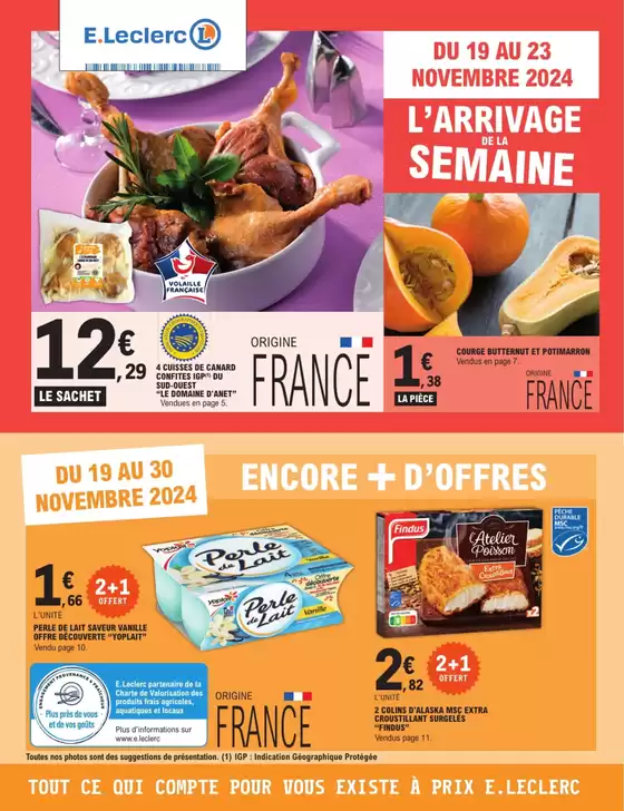 Catalogue E.Leclerc à Cholet | TRAFIC POUVOIR ACHAT 13 - MIXTE | 19/11/2024 - 30/11/2024