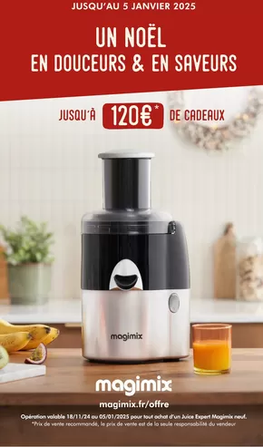 Promos de Multimédia et Electroménager à Colmar | MAGIMIX JUICE EXPERT sur Group Digital | 18/11/2024 - 05/01/2025