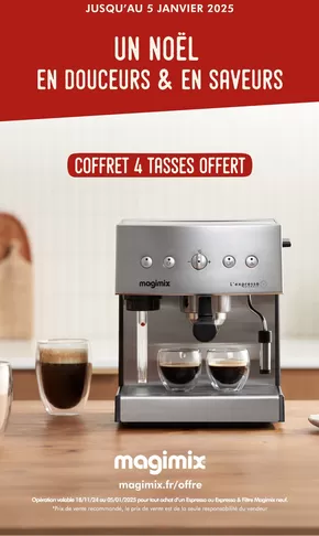 Promos de Multimédia et Electroménager à Forbach | Coffret 4 tasses offert sur MDA | 18/11/2024 - 05/01/2025