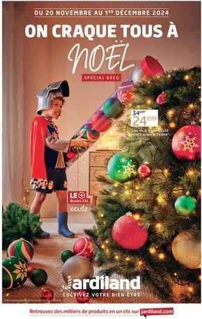 Promos de Jardineries et Animaleries | On craque tous à Noël sur Jardiland | 18/11/2024 - 01/12/2024