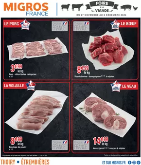 Catalogue Migros France à Vulvoz | Foire à la viande | 27/11/2024 - 08/12/2024