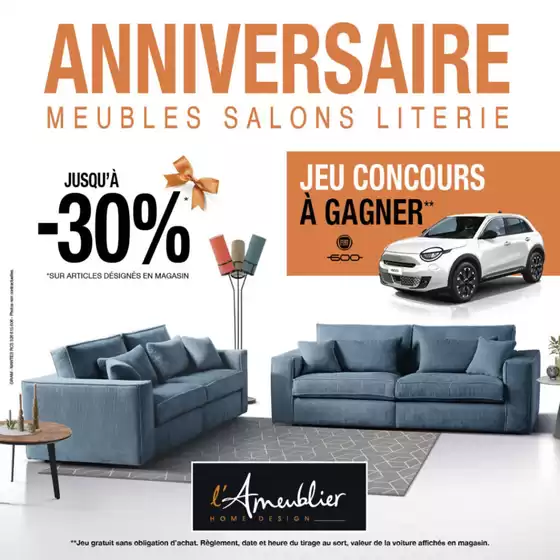 L’Ameublier fête son Anniversaire !