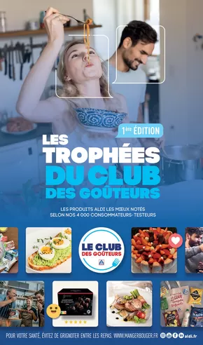 Promos de Discount Alimentaire | Les trophées du club des goûteurs sur Aldi | 18/11/2024 - 31/12/2024