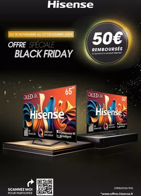 Promos de Multimédia et Electroménager à Aubagne | Hisense Offre Speciale Black Friday sur Boulanger | 18/11/2024 - 07/12/2024