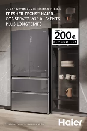 Catalogue Pulsat à Martigues | Haier Jusqu'à 200€ remboursés | 18/11/2024 - 07/12/2024