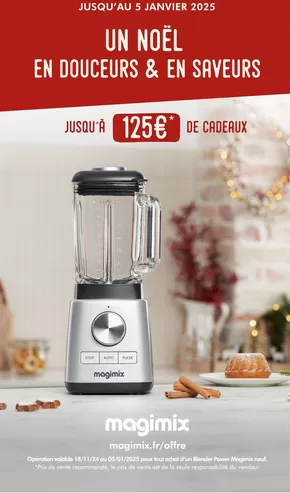 Promos de Multimédia et Electroménager à Martigues | Magimix Jusqu'à 125€ de cadeaux sur Pulsat | 18/11/2024 - 05/01/2025