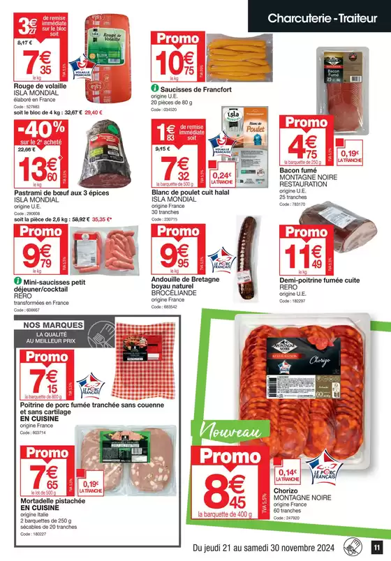 Catalogue Promocash à Thiais | Vos promos | 19/11/2024 - 30/11/2024