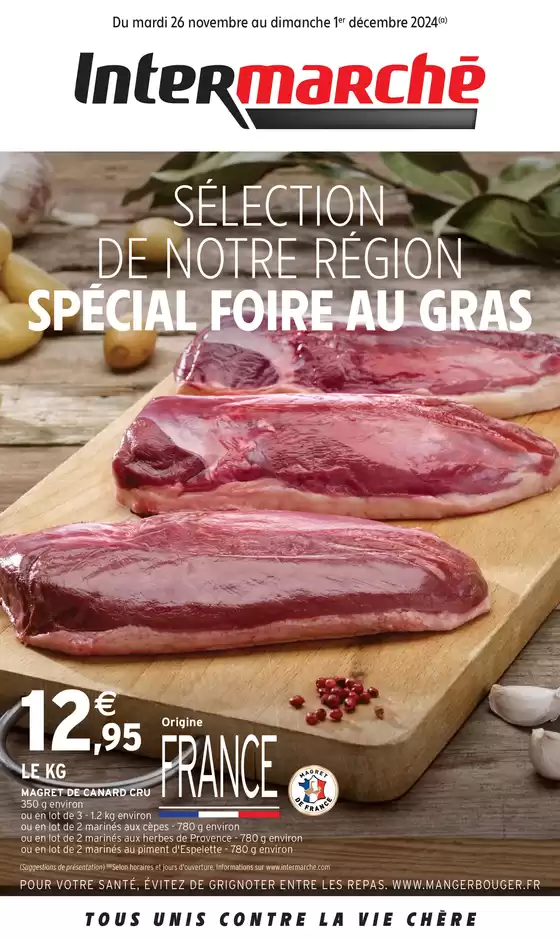 Catalogue Intermarché Contact à Saint-Pons-de-Thomières | S48 - R7 - FOIRE AU GRAS | 26/11/2024 - 01/12/2024