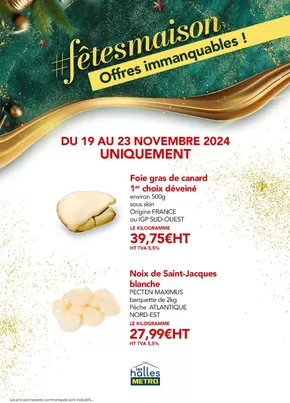 Catalogue Metro à Vaulx-en-Velin | Metro #fêtesmaison - Offres immanquables | 19/11/2024 - 23/11/2024