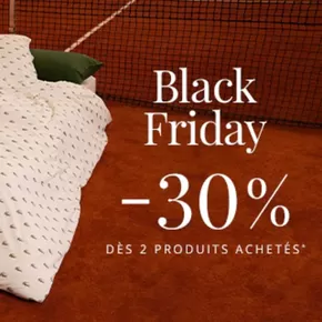 Promos de Meubles et Décoration à Toulouse | Black Friday -30% dès 2 articles sur Yves Delorme | 19/11/2024 - 30/11/2024