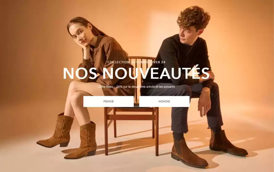 Offre fêtes : -20% sur le deuxième article et les suivants