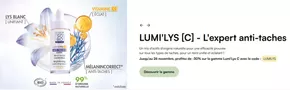 Promos de Beauté à Antibes | Profitez de -30% sur la gamme Lumi'Lys C sur SO BiO étic | 19/11/2024 - 26/11/2024