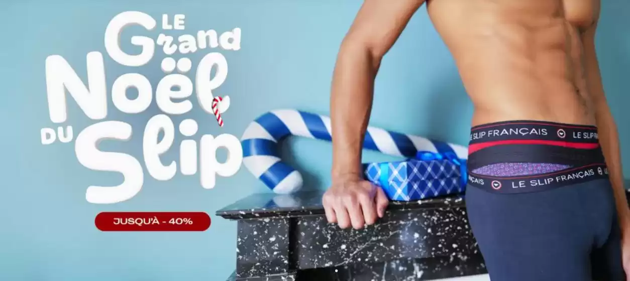 Catalogue Le Slip Français à Toulouse | Le grand Noël du slip Jusqu'à -40% | 19/11/2024 - 15/12/2024