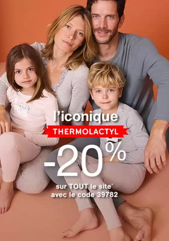 Catalogue Damart à Clermont-Ferrand | -20% sur tout le site | 19/11/2024 - 30/11/2024