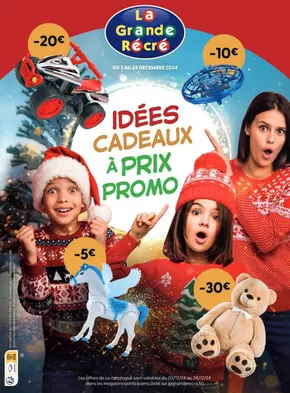 Promos de Enfants et Jeux | La Grande Récré - Idées cadeaux sur La Grande Récré | 03/12/2024 - 24/12/2024