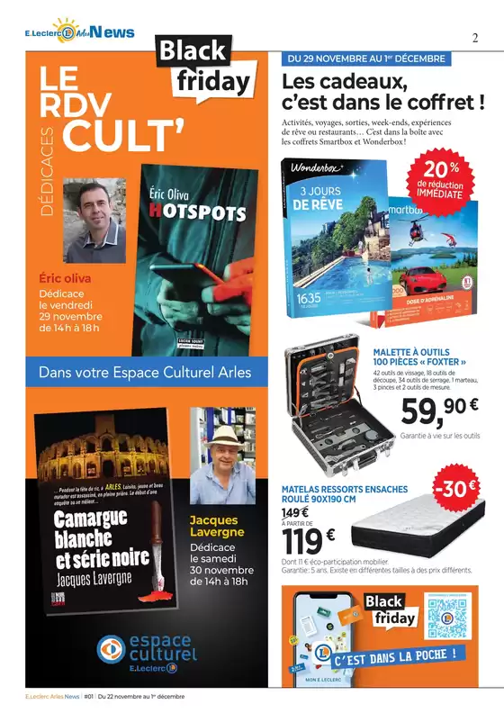 Catalogue E.Leclerc à Arles | BLACK FRIDAY IS BACK | 22/11/2024 - 02/12/2024