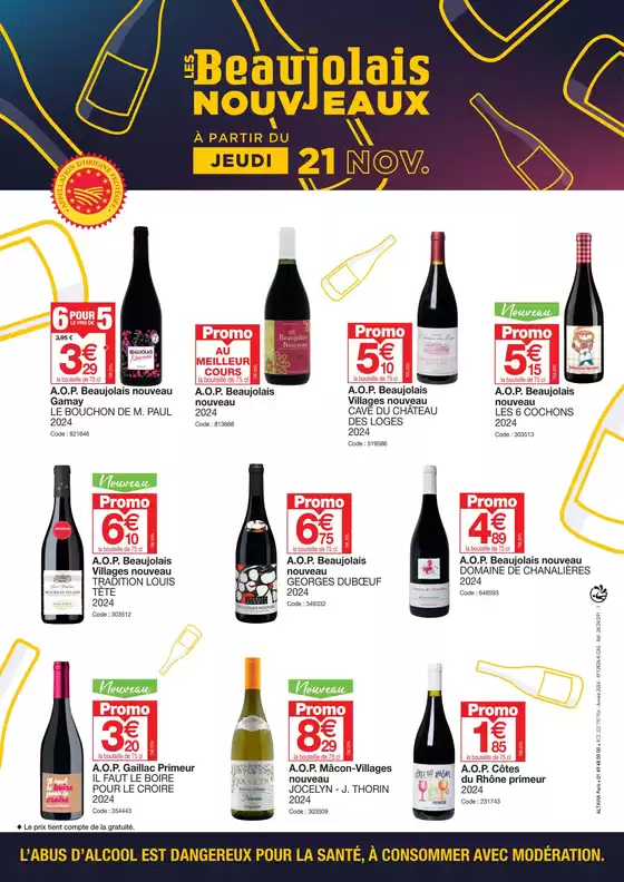 Catalogue Promocash à Chambéry | Foire aux vins | 20/11/2024 - 21/11/2024