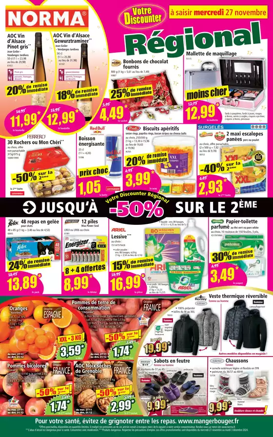 Catalogue Norma à Strasbourg | JUSQUÀ -50% SUR LA 2ÈME | 27/11/2024 - 03/12/2024