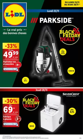 Promos de Bricolage à Belfort | Retrouvez des réductions chez Lidl pouvant aller jusque -46% à l'occasion du Black Friday. sur Lidl | 25/11/2024 - 28/11/2024