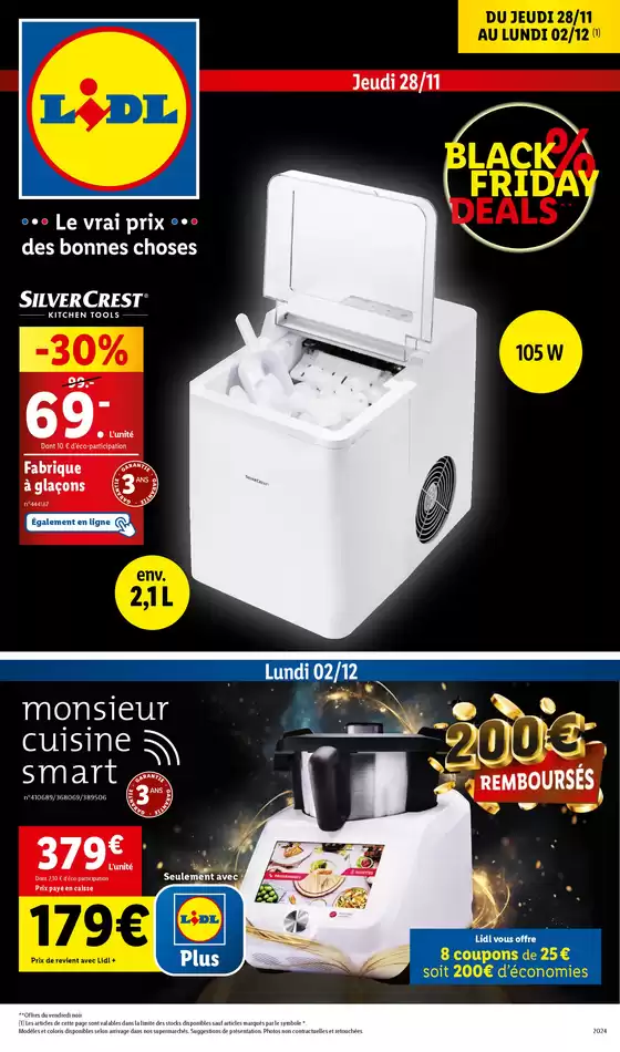 Cette semaine, retrouvez les indispensables de cuisine Lidl à des prix réduits.