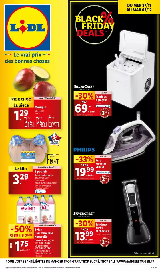 Faites le plein de vitamines et profitez de prix chocs sur les fruits et légumes Lidl.