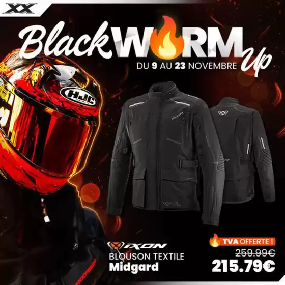 Catalogue Moto-Axxe à Gujan-Mestras | Black WORM UP | 20/11/2024 - 30/11/2024