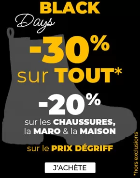 Promos de Mode à Antibes | Black days -30% sur Degriff'Stock | 20/11/2024 - 29/11/2024