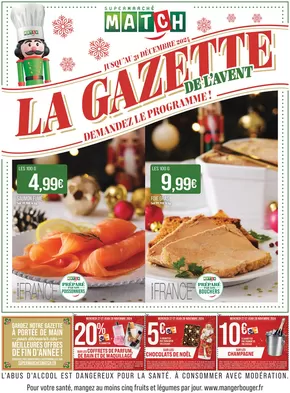 Catalogue Supermarché Match à Douai | LA GAZETTE DE L'AVENT | 20/11/2024 - 31/12/2024