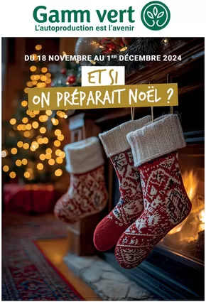 Promos de Jardineries et Animaleries à Saint-Étienne | Et si on préparait Noël ? sur Gamm vert | 20/11/2024 - 24/11/2024