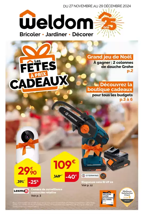 Catalogue Weldom à Thiais | Les Fêtes à Prix Cadeaux  | 27/11/2024 - 29/12/2024