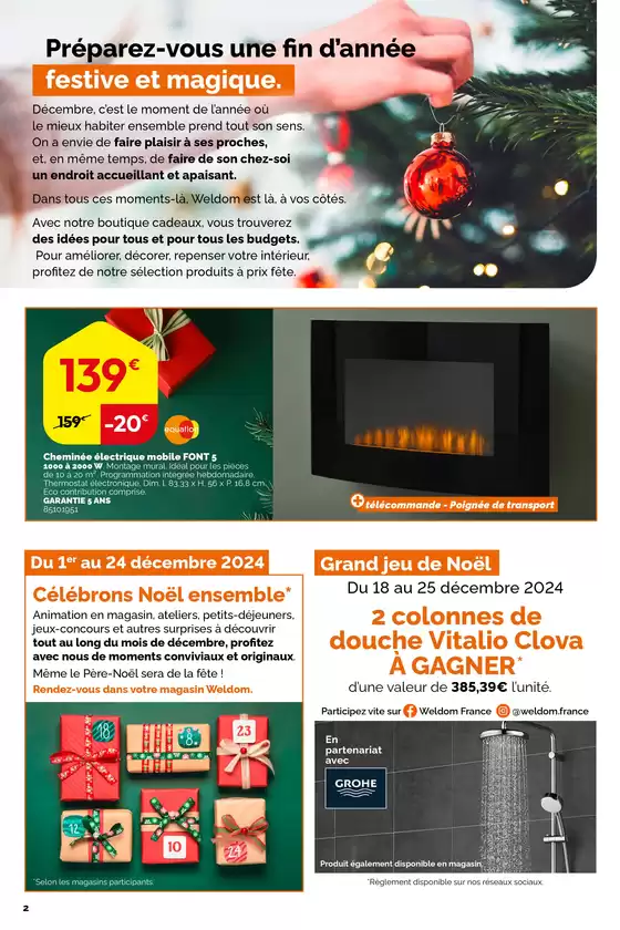 Catalogue Weldom à Thiais | Les Fêtes à Prix Cadeaux  | 27/11/2024 - 29/12/2024