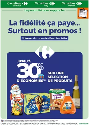 Promos de Supermarchés à Rennes | J'PEUX PAS, J'AI PROMOS DU 1ER AU 31 DÉCEMBRE 2024 sur Carrefour City | 01/12/2024 - 31/12/2024