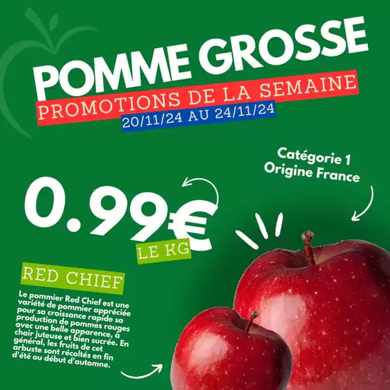 Catalogue marché frais Géant à Villiers-sur-Marne | Promotion de la semaine | 21/11/2024 - 24/11/2024