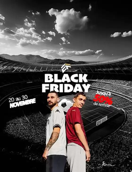 Black Friday : jusqu'à -50% 
