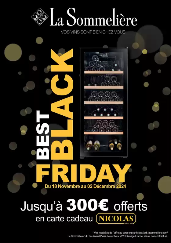 Catalogue Boulanger à Lons | OFFRE La Sommelière : jusqu'à 300€ offerts Black Friday | 21/11/2024 - 02/12/2024