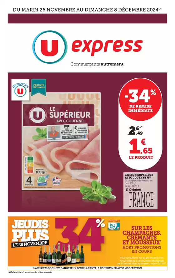 Catalogue U Express à Marsilly (Charente Maritime) | Catalogue U EXPRESS | 26/11/2024 - 08/12/2024