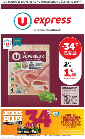 Promos de Supermarchés à Forges-les-Eaux | Catalogue U EXPRESS sur U Express | 26/11/2024 - 08/12/2024