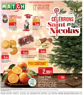 Catalogue Supermarché Match à Beauvais | CÉLÉBRONS Saint Nicolas | 25/11/2024 - 08/12/2024