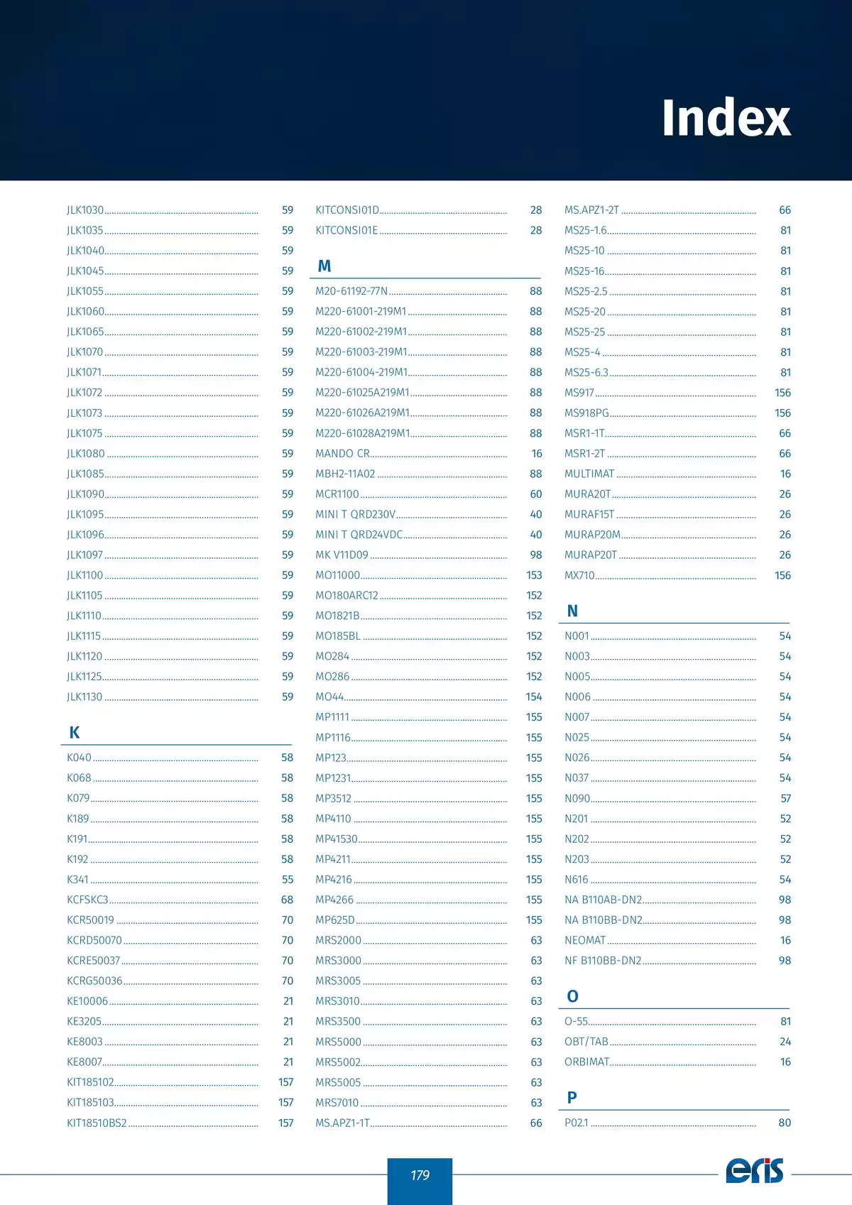 Catalogue Catalogue Eris 2025, page 00181