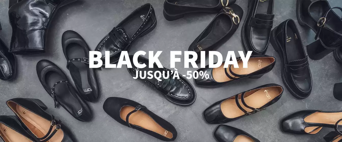 Catalogue Eram à Vitré | Black Friday : jusqu'à -50%  | 22/11/2024 - 02/12/2024