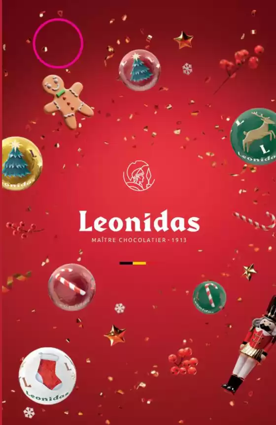 Catalogue Leonidas à Paris | Boules de Noël 2024 | 22/11/2024 - 31/12/2024