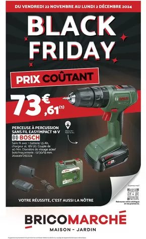 Promos de Black Friday à Corbeil-Essonnes | Black Friday sur Bricomarché | 22/11/2024 - 02/12/2024