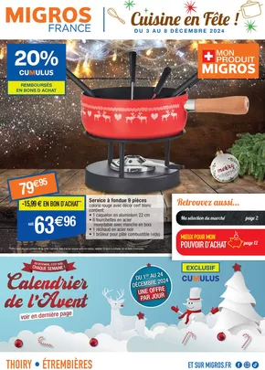 Promos de Noël à Annemasse | Cooking sur Migros France | 03/12/2024 - 08/12/2024