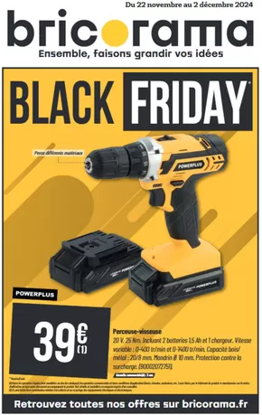 Promos de Black Friday à Le Pré-Saint-Gervais | Black Friday sur Bricorama | 22/11/2024 - 02/12/2024