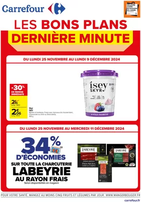 Catalogue Carrefour à Givors | LES BONS PLANS DE DERNIERE MINUTE | 26/11/2024 - 09/12/2024