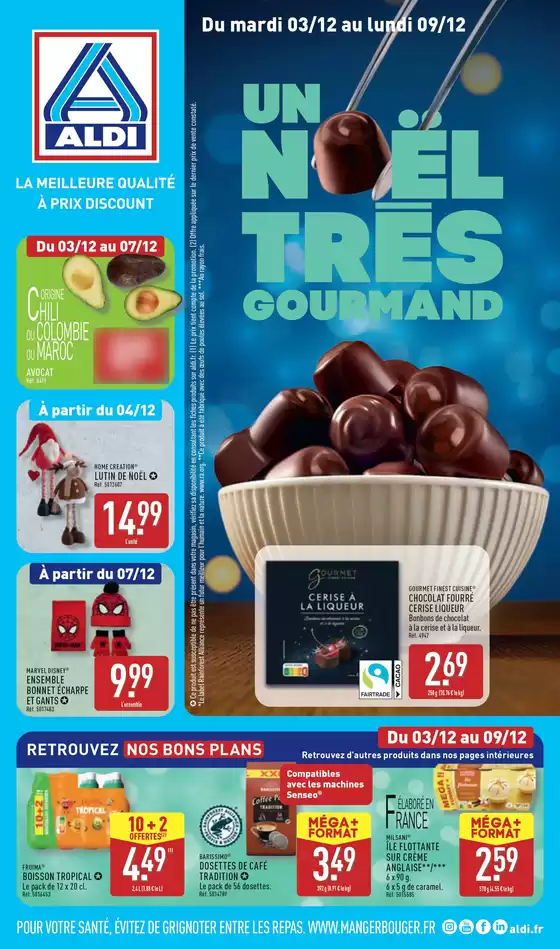 Catalogue Aldi à Orthez | Un Noël trés gourmand | 03/12/2024 - 09/12/2024