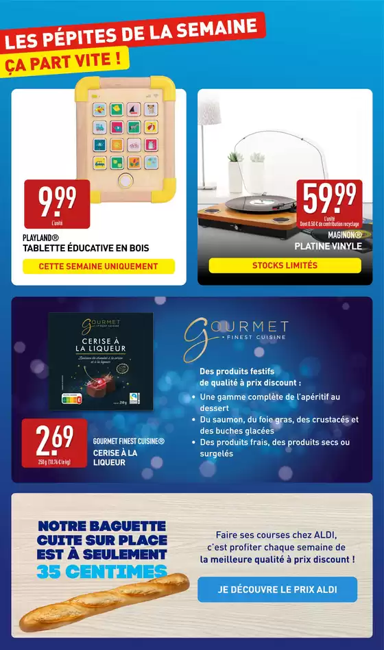 Catalogue Aldi à Orthez | Un Noël trés gourmand | 03/12/2024 - 09/12/2024