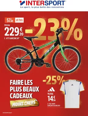 Promos de Sport à Voisins-le-Bretonneux | Faire les plus beaux cadeaux sur Intersport | 25/11/2024 - 31/12/2024