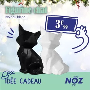 Promos de Bazar et Déstockage à Tourlaville | Figurine chat sur Noz | 25/11/2024 - 30/11/2024