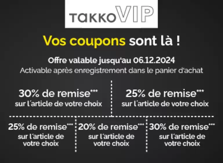 Catalogue Takko à Haguenau | Offre valable jusqu'à 06.10.2024 | 25/11/2024 - 06/12/2024